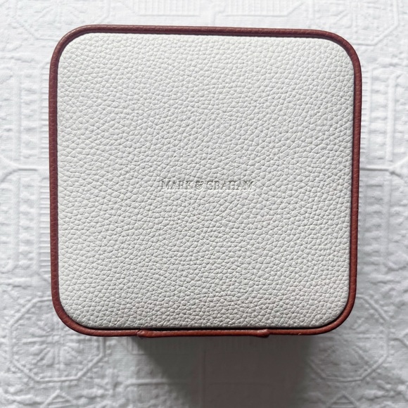 NWOT Mark & Graham Concourse Cognac Travel Jewelry Case - Picture 3 of 8